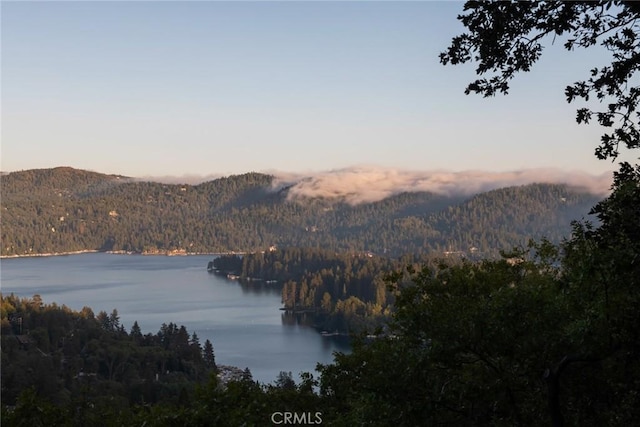 27417 Matterhorn Dr, Lake Arrowhead, CA 92352 - view of water feature with a forest view and a mountain view