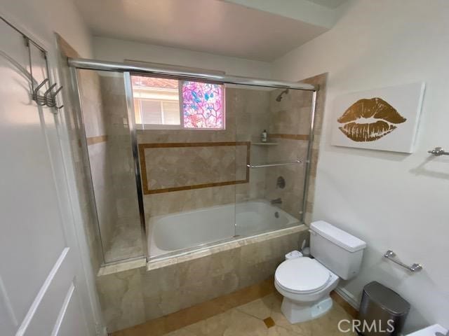 14535 Margate St Unit 12, Sherman Oaks, CA 91411 - full bathroom featuring toilet, tile patterned flooring, and tiled shower / bath