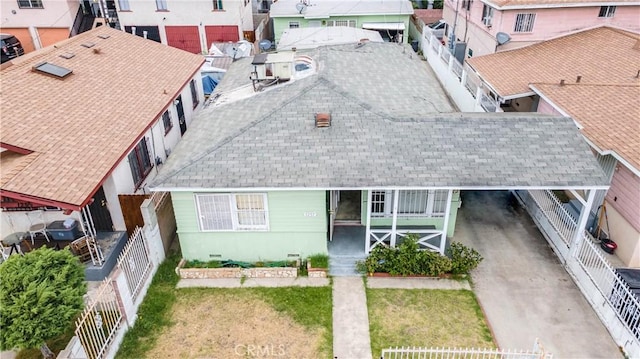 1257 E 76th Pl, Los Angeles, CA 90001 - aerial perspective of suburban area