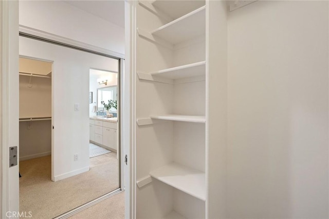 1429 Manhattan Ave, Hermosa Beach, CA 90254 - walk in closet with carpet floors