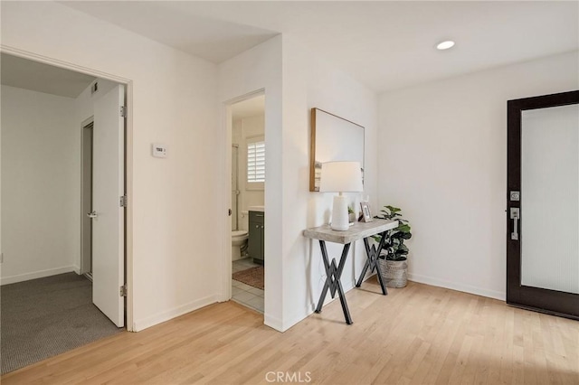 1429 Manhattan Ave, Hermosa Beach, CA 90254 - entryway featuring light wood-style floors and recessed lighting