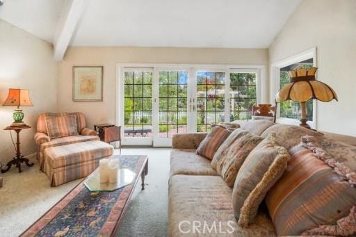 32182 Links Pointe, Laguna Niguel, CA 92677 - carpeted living room with healthy amount of natural light and french doors