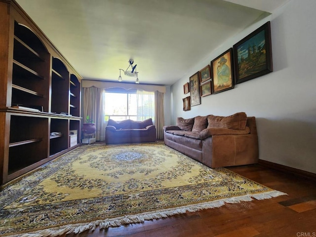 112 Barco, Ensenada Bc Mexico, CA 22870 - living room featuring baseboards and wood finished floors