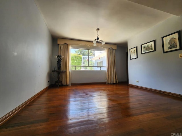 112 Barco, Ensenada Bc Mexico, CA 22870 - interior space with hardwood / wood-style flooring, baseboards, and a notable chandelier