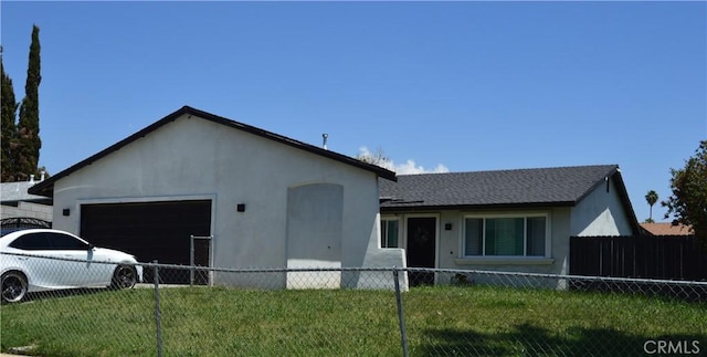 1565 Villa Ct, Highland, CA 92346 - view of front of house featuring a garage and stucco siding