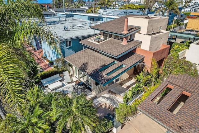 1407 Ocean, Del Mar, CA 92014 - drone / aerial view featuring a residential view