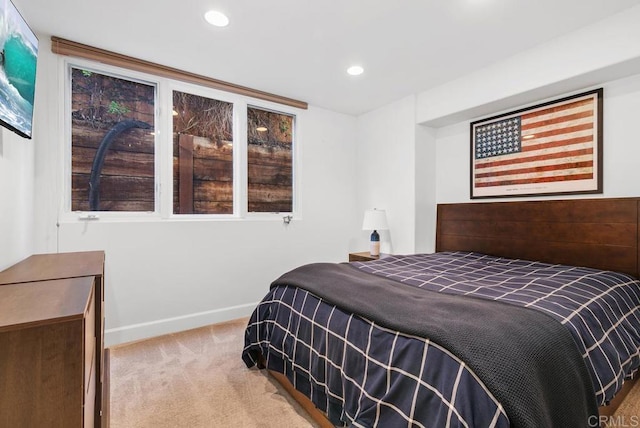 1407 Ocean, Del Mar, CA 92014 - carpeted bedroom with baseboards and recessed lighting