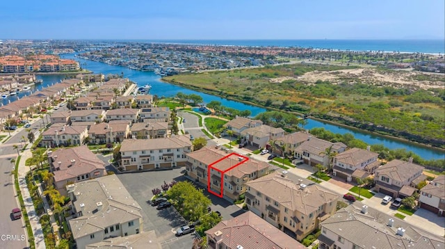 1323 Bayside Cir, Oxnard, CA 93035 - aerial perspective of suburban area with a large body of water