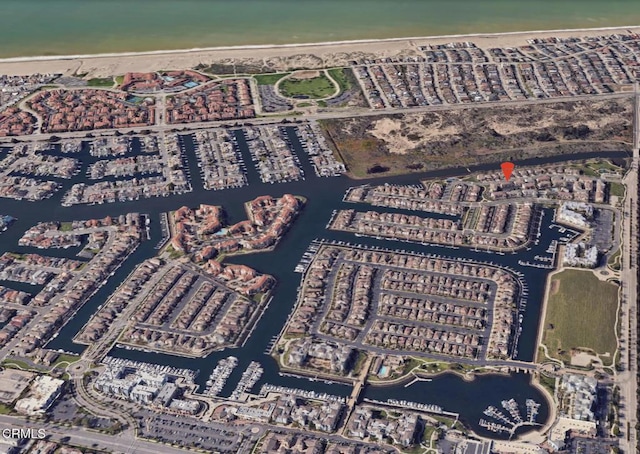 1323 Bayside Cir, Oxnard, CA 93035 - aerial view of property and surrounding area featuring a large body of water