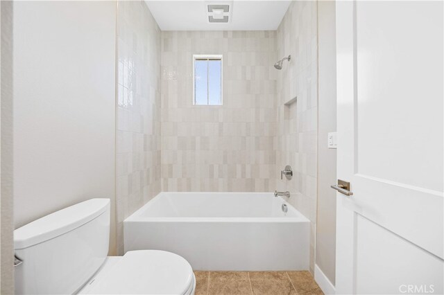 149 Fairgreen, Irvine, CA 92618 - bathroom with toilet, tile patterned floors, and shower / tub combination