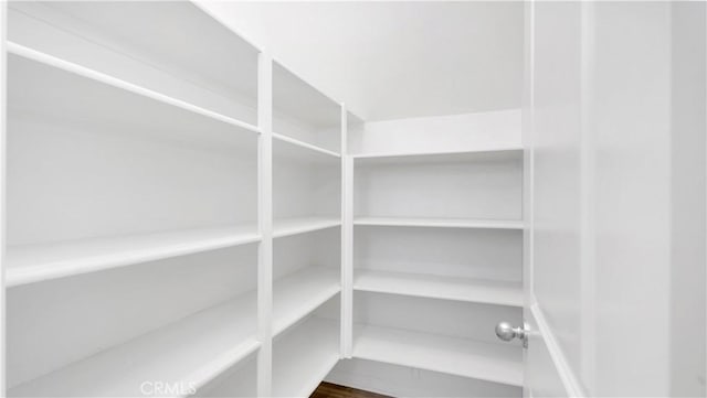 view of storage area