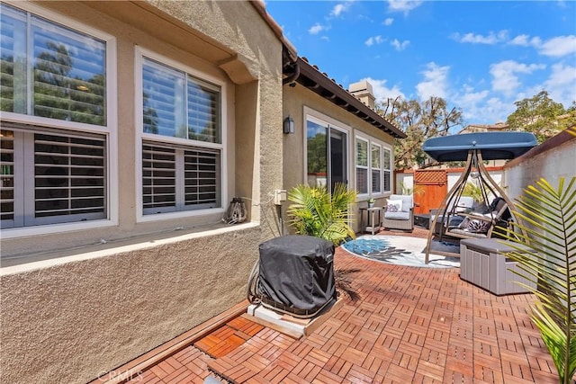 94 Paseo Vis, San Clemente, CA 92673 - view of patio / terrace featuring fence