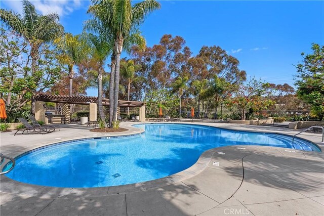 94 Paseo Vis, San Clemente, CA 92673 - pool featuring a patio and a pergola