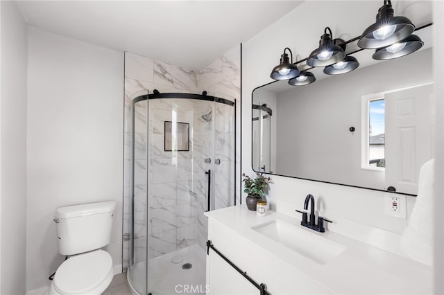 13402 Wheeler, North Tustin, CA 92705 - full bath featuring a marble finish shower, vanity, and toilet