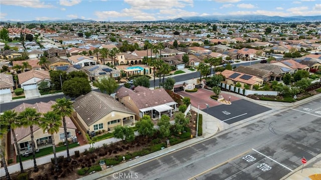 drone / aerial view featuring a residential view