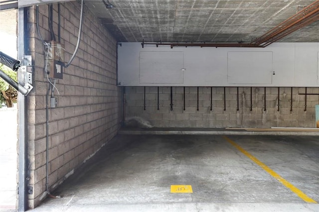 view of parking deck