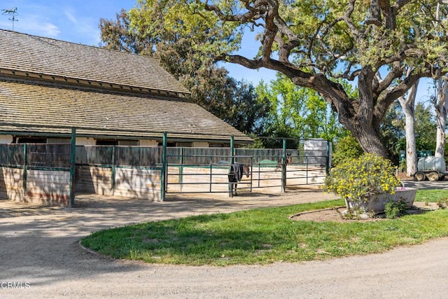 3325 Figueroa Mountain Rd, Los Olivos, CA 93441 - view of stable