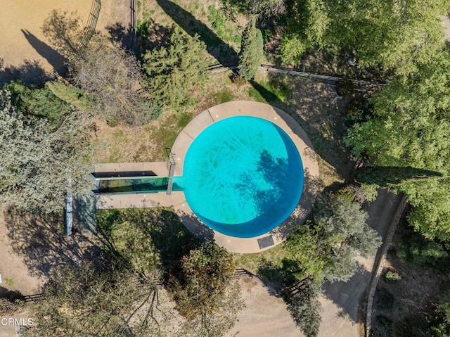 3325 Figueroa Mountain Rd, Los Olivos, CA 93441 - aerial view of a pool area