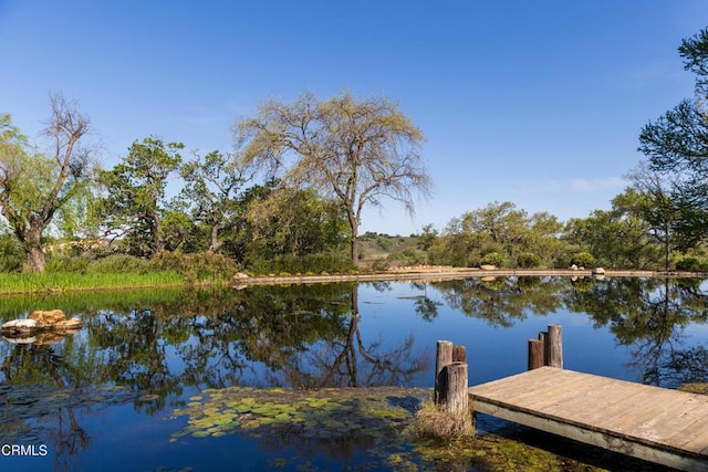 3325 Figueroa Mountain Rd, Los Olivos, CA 93441 - dock area featuring a water view