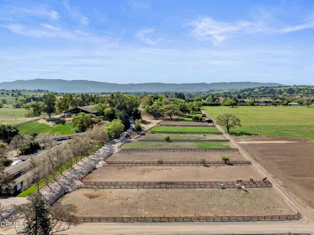3325 Figueroa Mountain Rd, Los Olivos, CA 93441 - aerial view of sparsely populated area with mountains