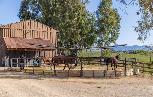 3325 Figueroa Mountain Rd, Los Olivos, CA 93441 - stable featuring a rural view and a mountain view