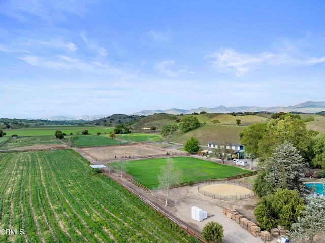 3325 Figueroa Mountain Rd, Los Olivos, CA 93441 - aerial view of sparsely populated area with farmland and a mountainous background