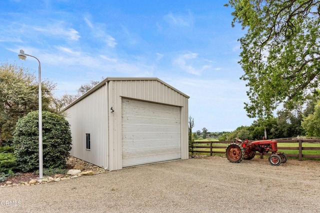 3325 Figueroa Mountain Rd, Los Olivos, CA 93441 - detached garage featuring fence and driveway
