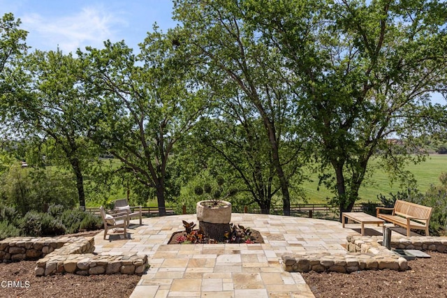 3325 Figueroa Mountain Rd, Los Olivos, CA 93441 - view of patio / terrace with fence