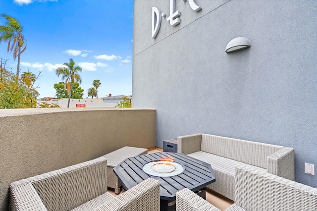 3740 Park Blvd Unit 209, San Diego, CA 92103 - view of patio featuring a balcony and outdoor dining area