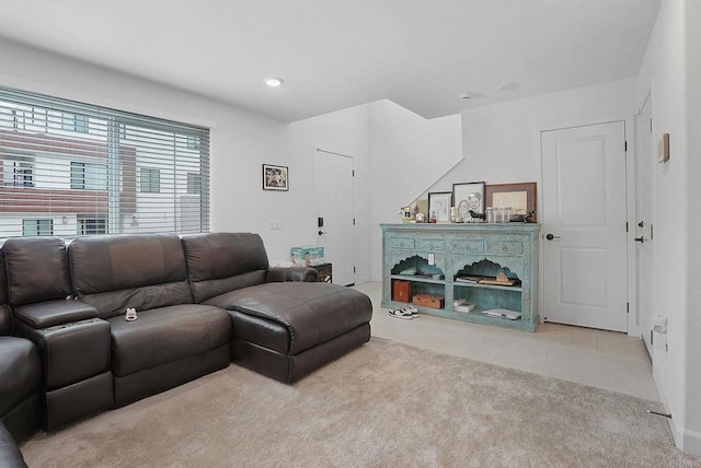 2152 Reed Dr, San Diego, CA 92154 - carpeted living room featuring tile patterned flooring