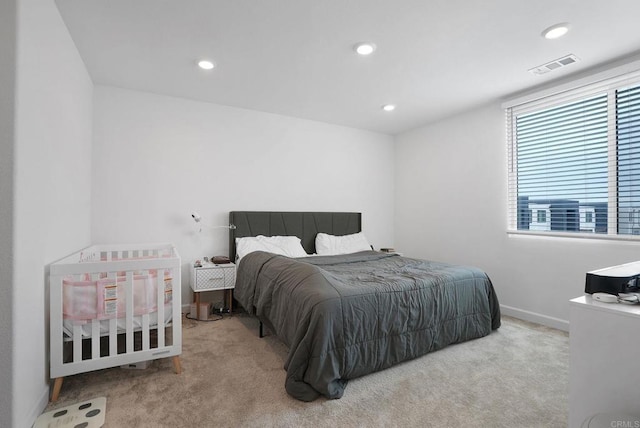2152 Reed Dr, San Diego, CA 92154 - carpeted bedroom featuring visible vents, baseboards, and recessed lighting