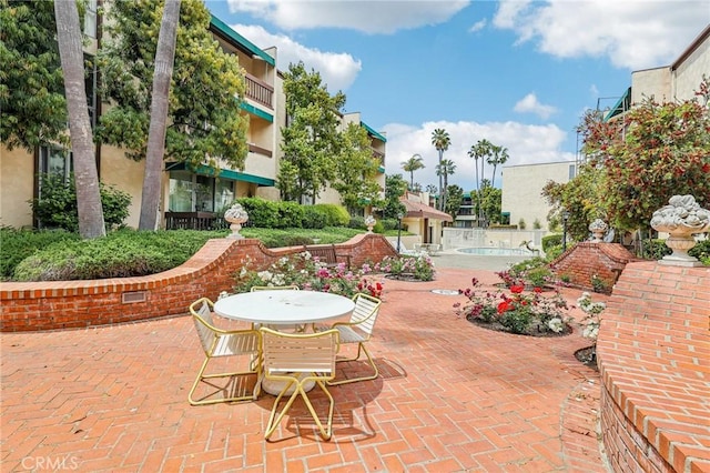 view of patio / terrace featuring outdoor dining area
