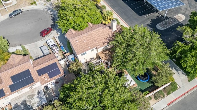 drone / aerial view