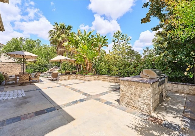 1472 Nicolas Way, Fullerton, CA 92833 - view of patio / terrace with area for grilling