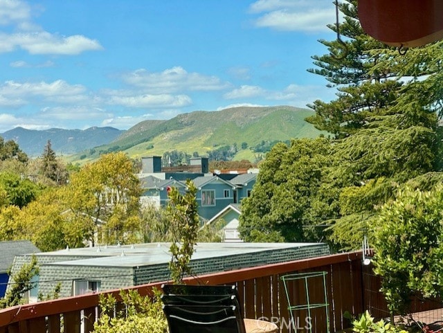 view of mountain feature