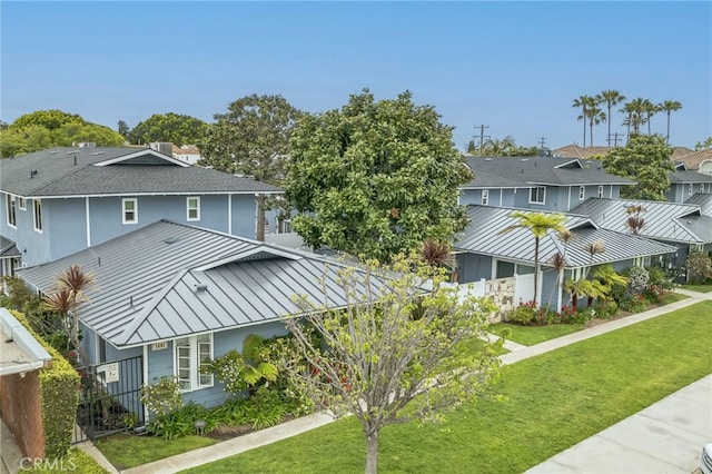 exterior space featuring a residential view