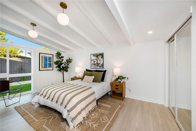 3130 Kallin Ave, Long Beach, CA 90808 - bedroom featuring light wood-type flooring and baseboards