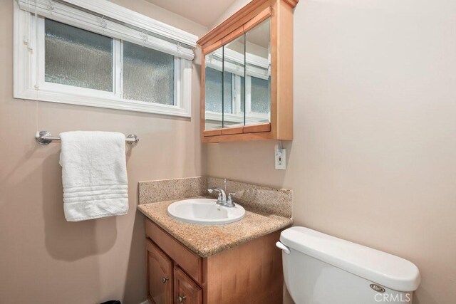1229 Kilson Dr, Santa Ana, CA 92707 - bathroom featuring vanity and toilet