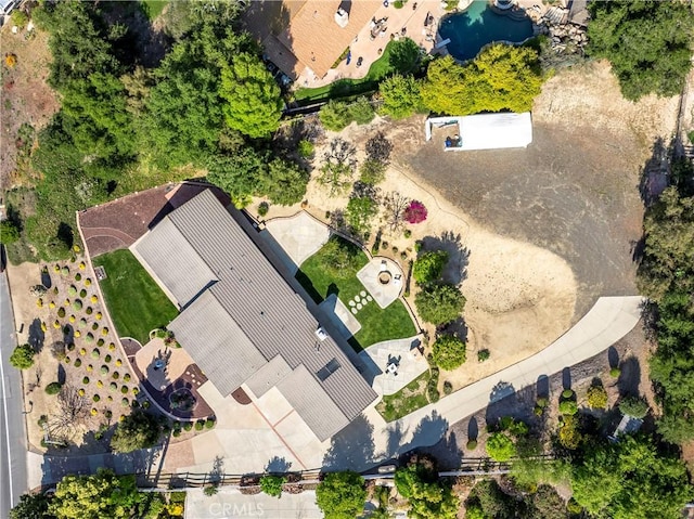 drone / aerial view