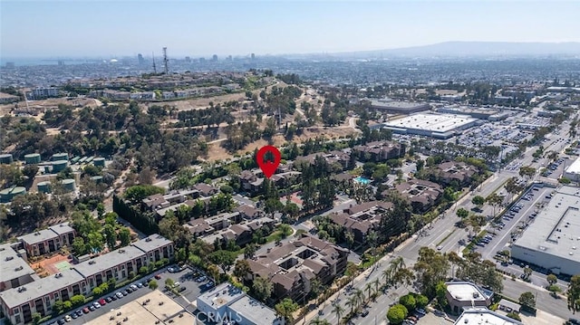 bird's eye view featuring a view of city