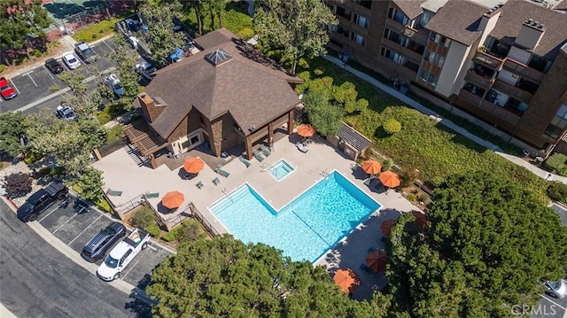 bird's eye view