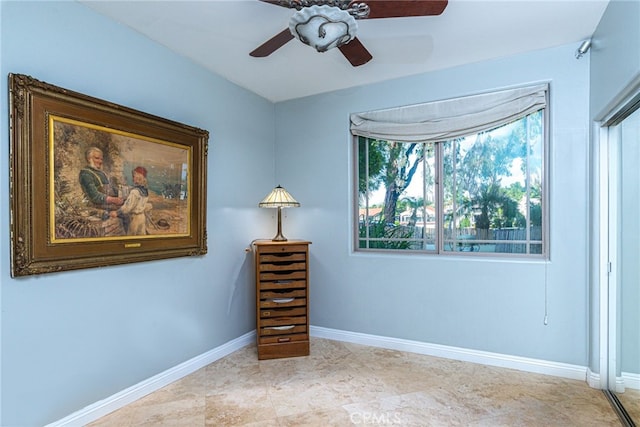 30247 Yellow Feather Dr, Canyon Lake, CA 92587 - bedroom with ceiling fan and baseboards