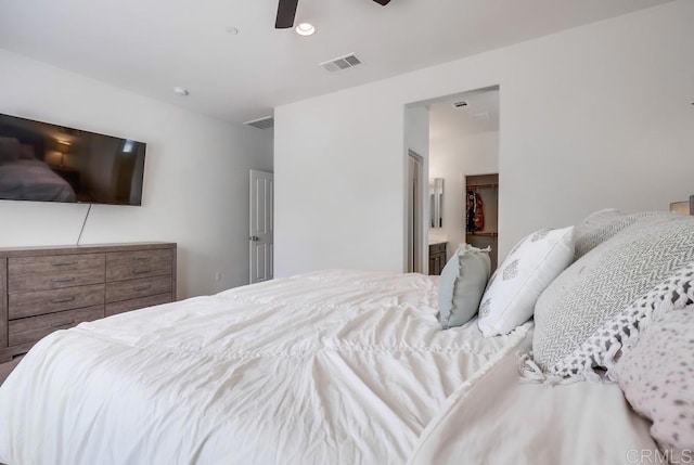 26841 Franklin Ave, Winchester, CA 92596 - bedroom with ceiling fan and visible vents