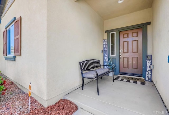 26841 Franklin Ave, Winchester, CA 92596 - entrance to property with stucco siding