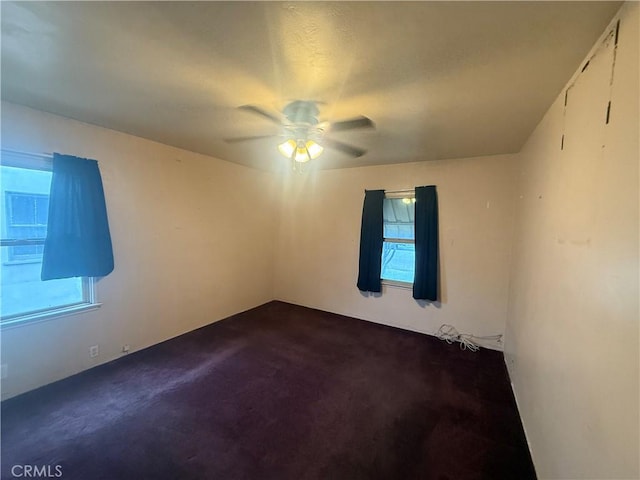 3754 Grace Ave, Baldwin Park, CA 91706 - unfurnished room featuring dark carpet and ceiling fan