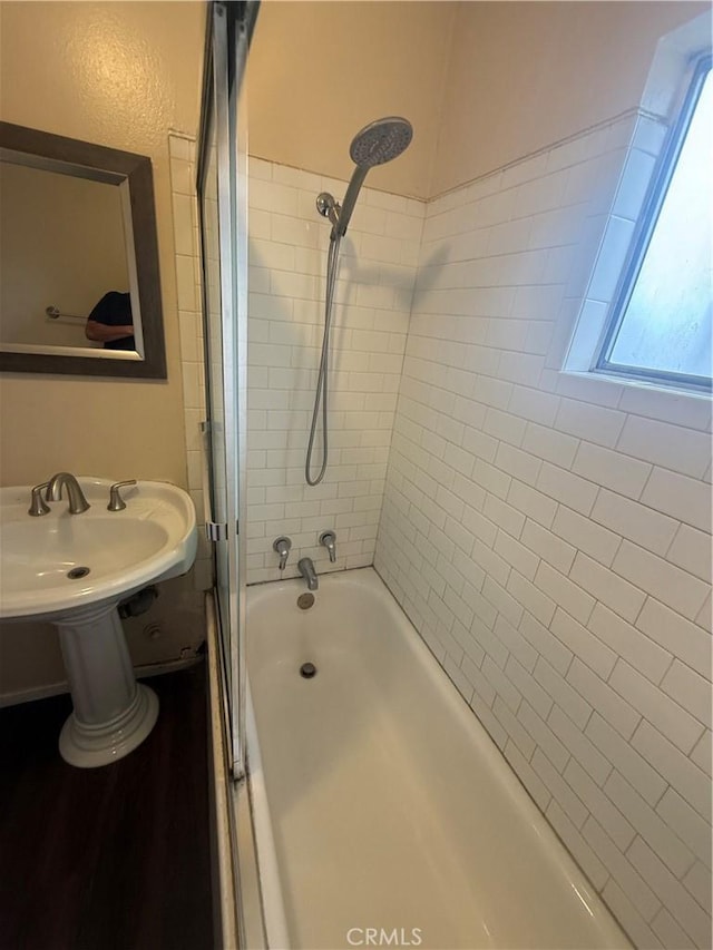3754 Grace Ave, Baldwin Park, CA 91706 - full bathroom with shower / bath combination and a sink