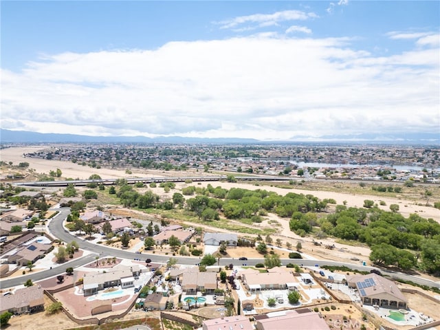 13912 Riverside Dr, Apple Valley, CA 92307 - drone / aerial view featuring a residential view