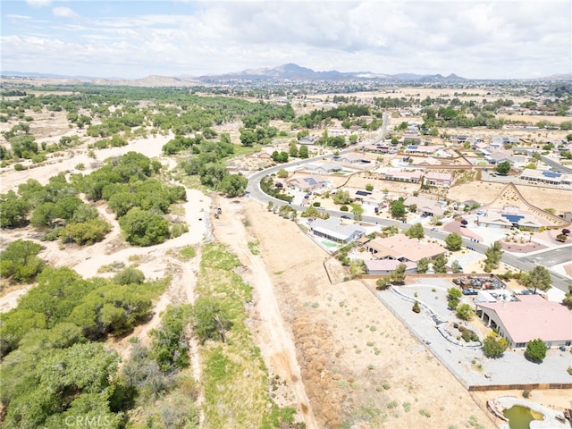 13912 Riverside Dr, Apple Valley, CA 92307 - birds eye view of property featuring a mountain view