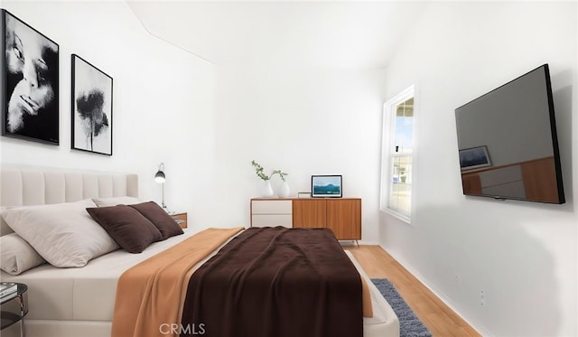 13912 Riverside Dr, Apple Valley, CA 92307 - bedroom featuring light wood-type flooring and baseboards