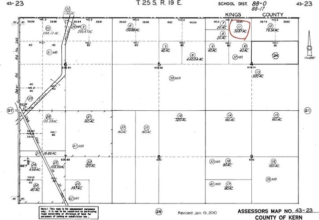 0 Kings Rd, Lost Hills CA, 93249 land for sale